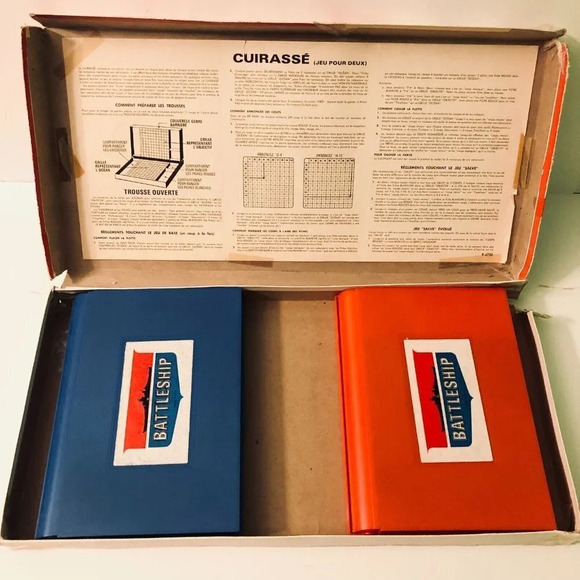 Vintage 1971  Battleship Board Game Milton Bradley Damaged Box - Picture 7 of 16